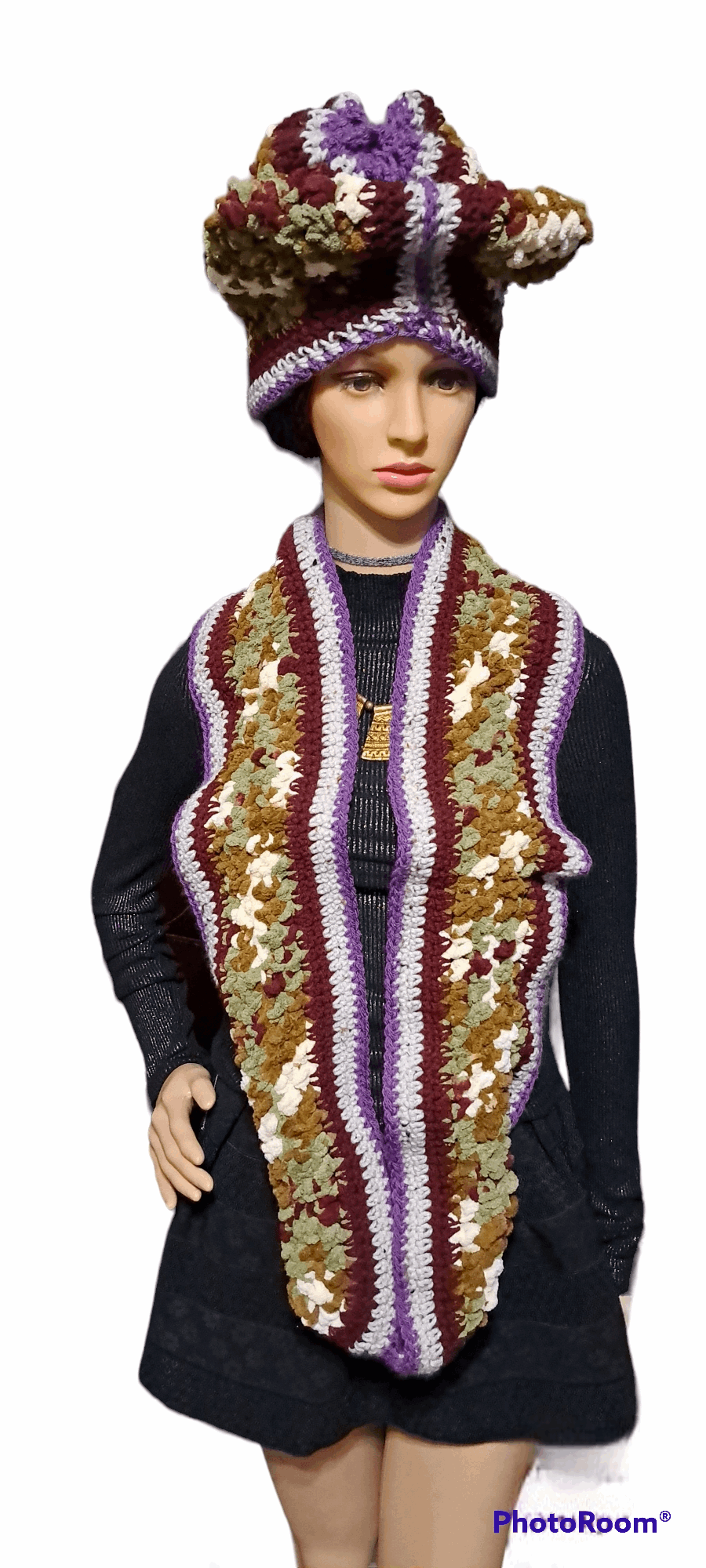 Prissy & Pretty In Camouflage & Sass Infinity Hat & Scarf Set