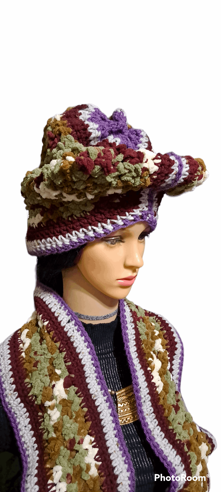 Prissy & Pretty In Camouflage & Sass Infinity Hat & Scarf Set