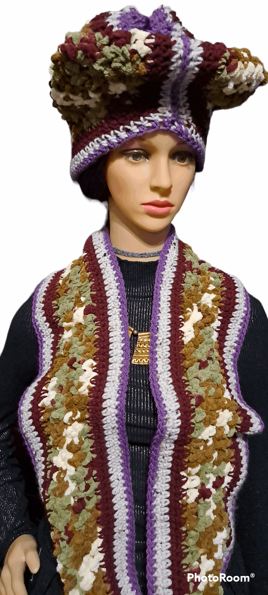 Prissy & Pretty In Camouflage & Sass Infinity Hat & Scarf Set