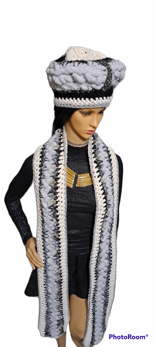 Royalty Hat & Scarf Set