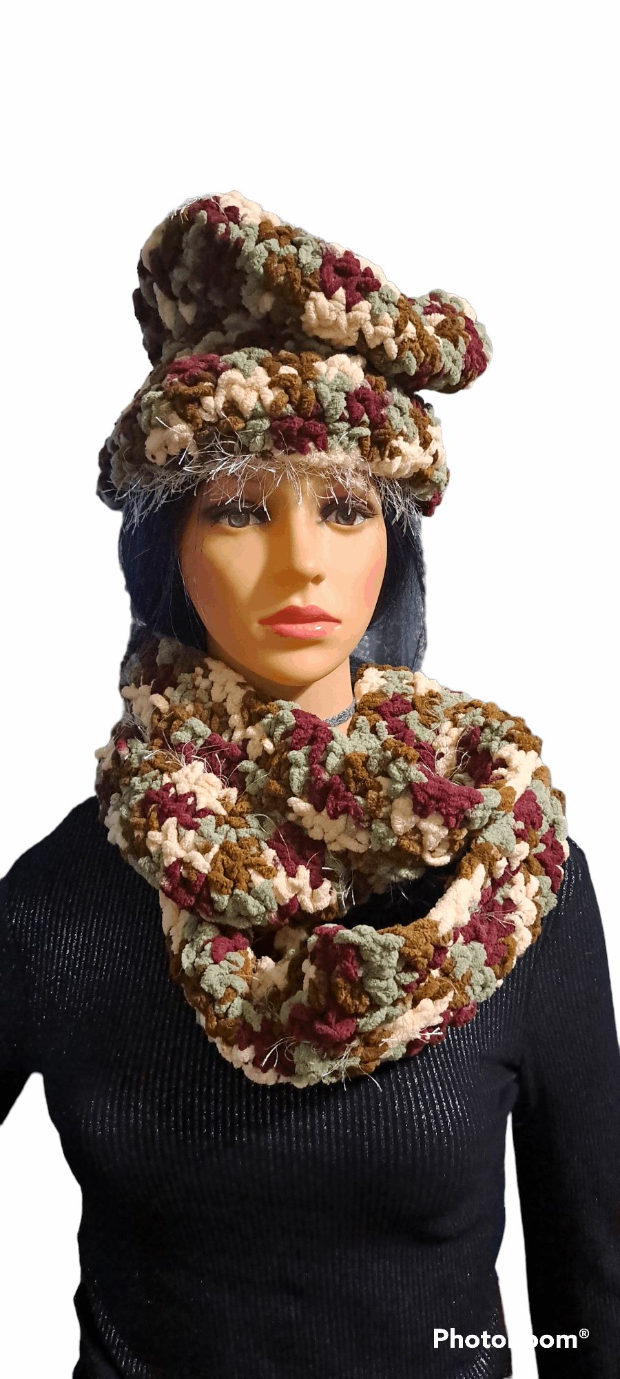 Pretty Me Camouflage Infinity Hat & Scarf Set