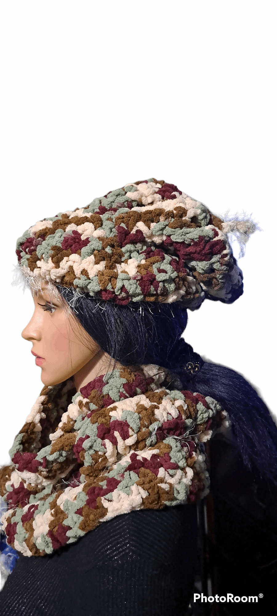 Pretty Me Camouflage Infinity Hat & Scarf Set