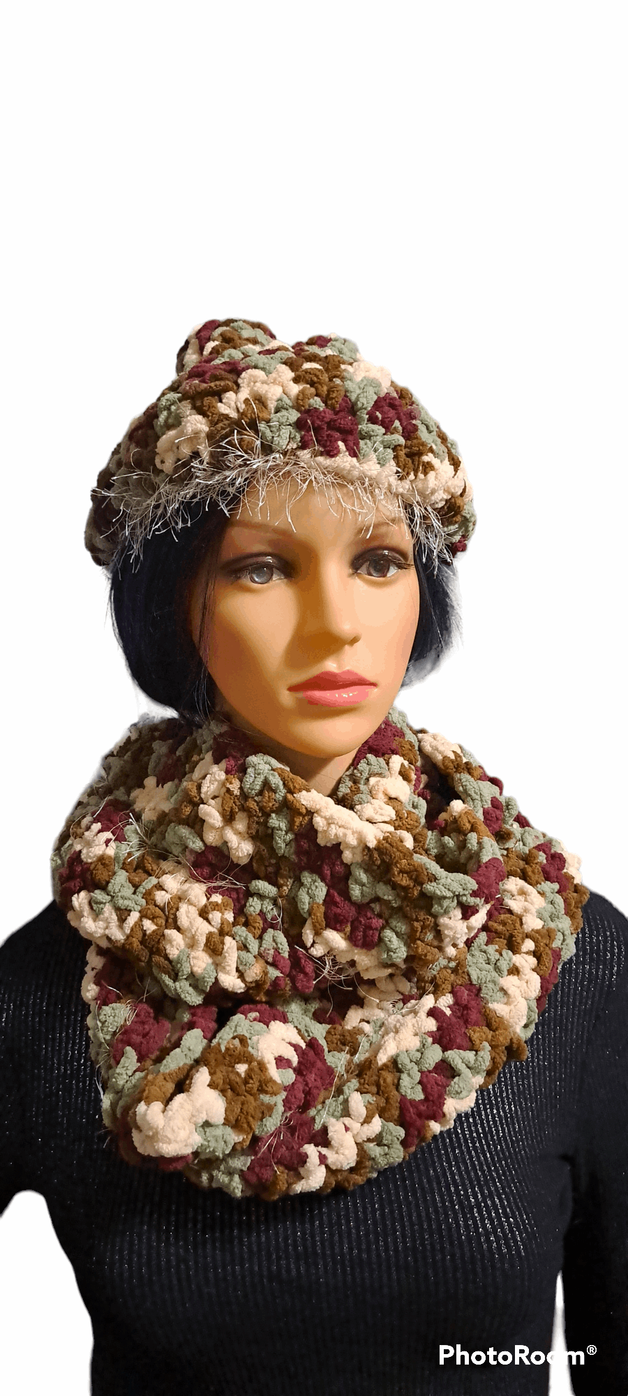 Pretty Me Camouflage Infinity Hat & Scarf Set