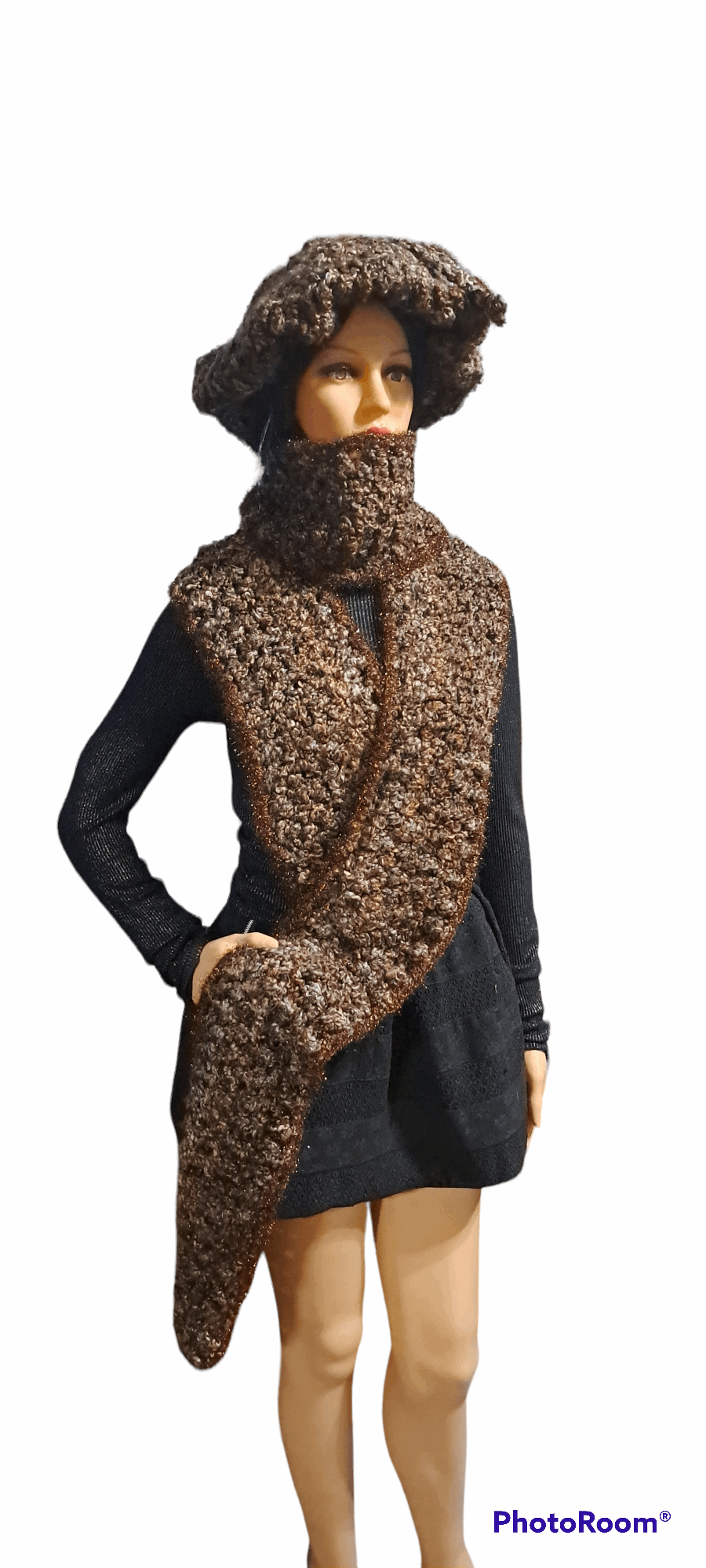 Elegant Somebody Hat & Scarf Set