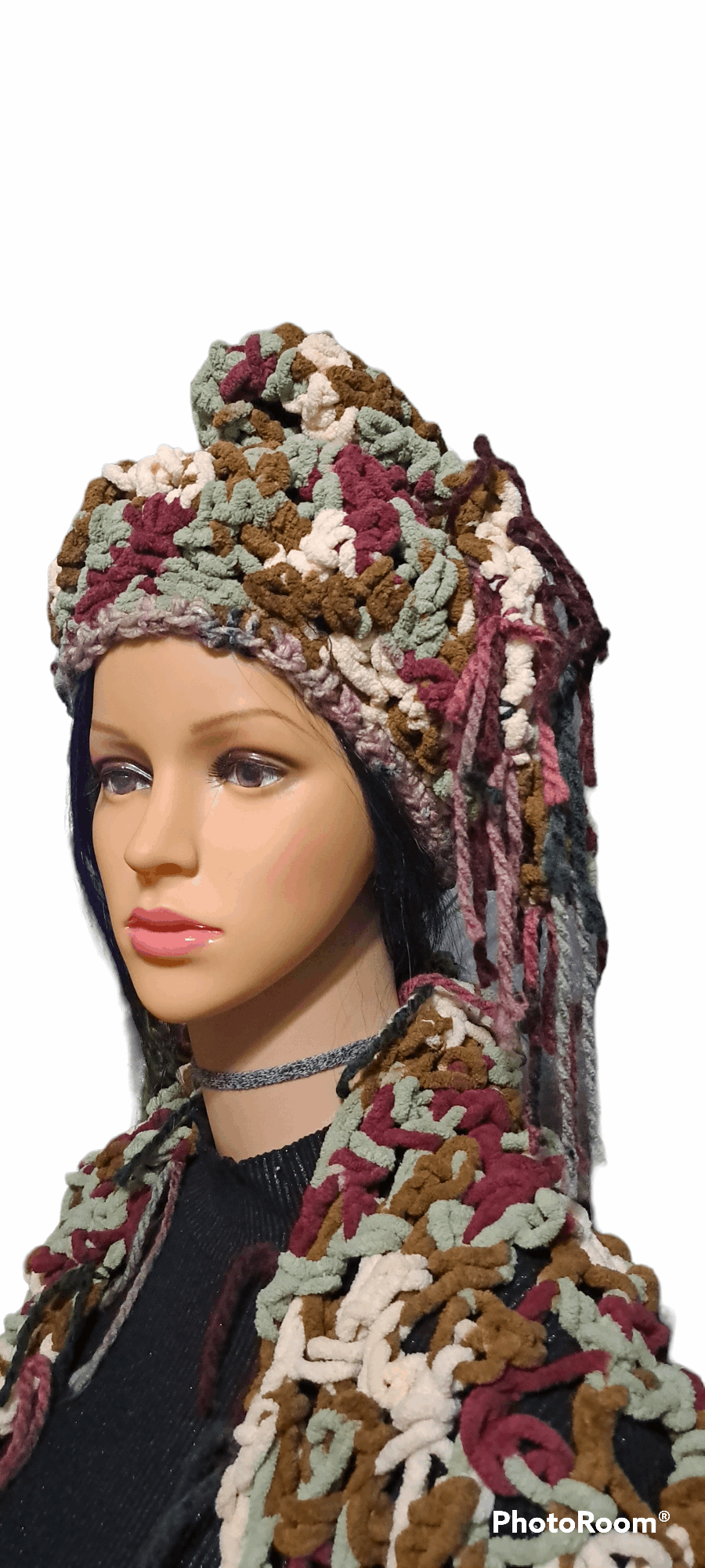 Sexy Camouflage Hat & Scarf Set