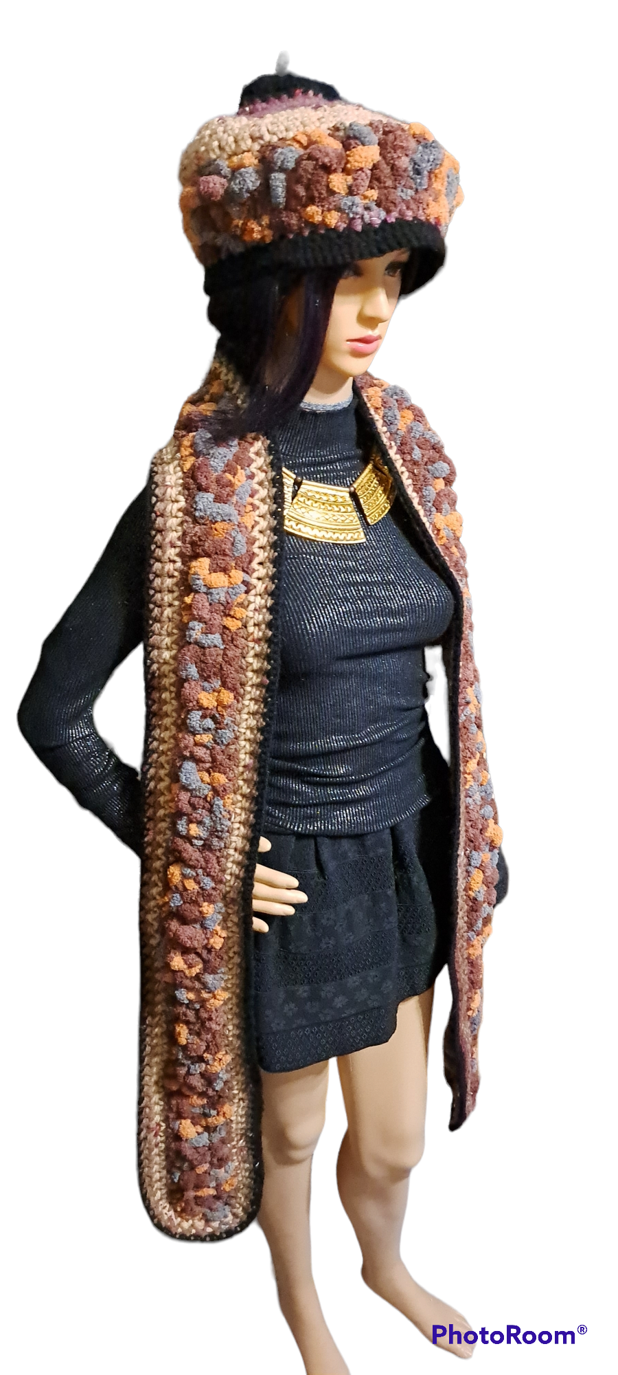 That Chic Chick Variegated Colored Hat & Scarf Set