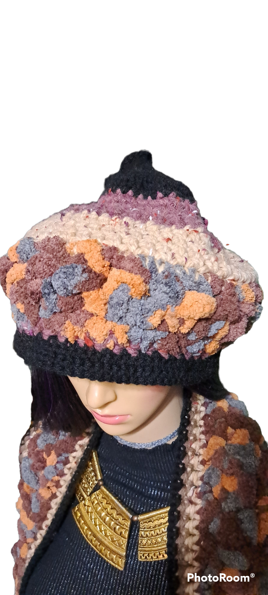 That Chic Chick Variegated Colored Hat & Scarf Set