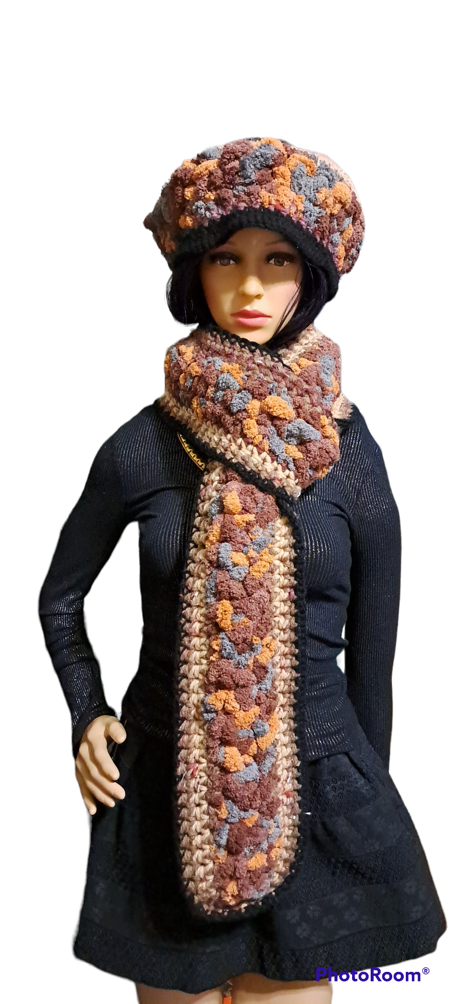 That Chic Chick Variegated Colored Hat & Scarf Set