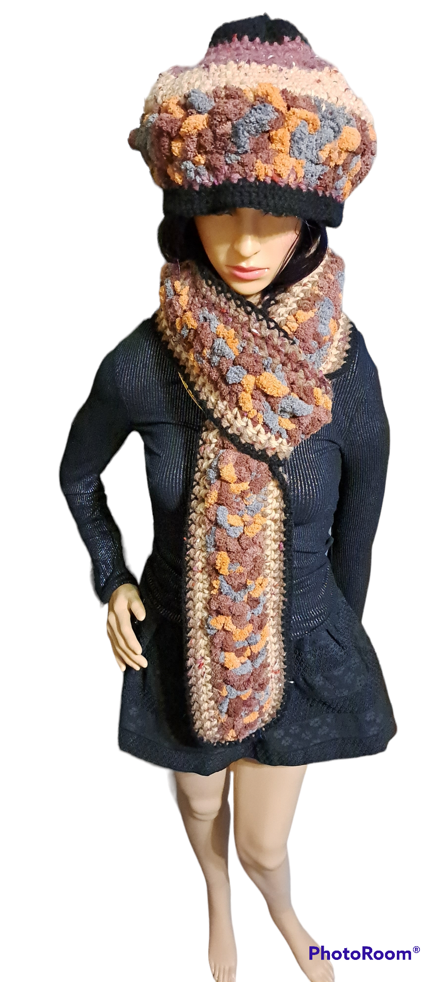 That Chic Chick Variegated Colored Hat & Scarf Set
