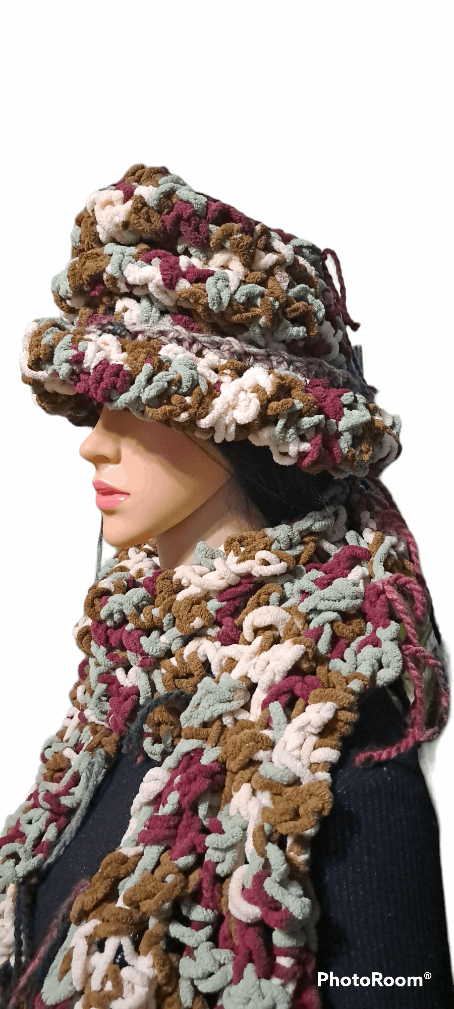 Sexy Camouflage Hat & Scarf Set