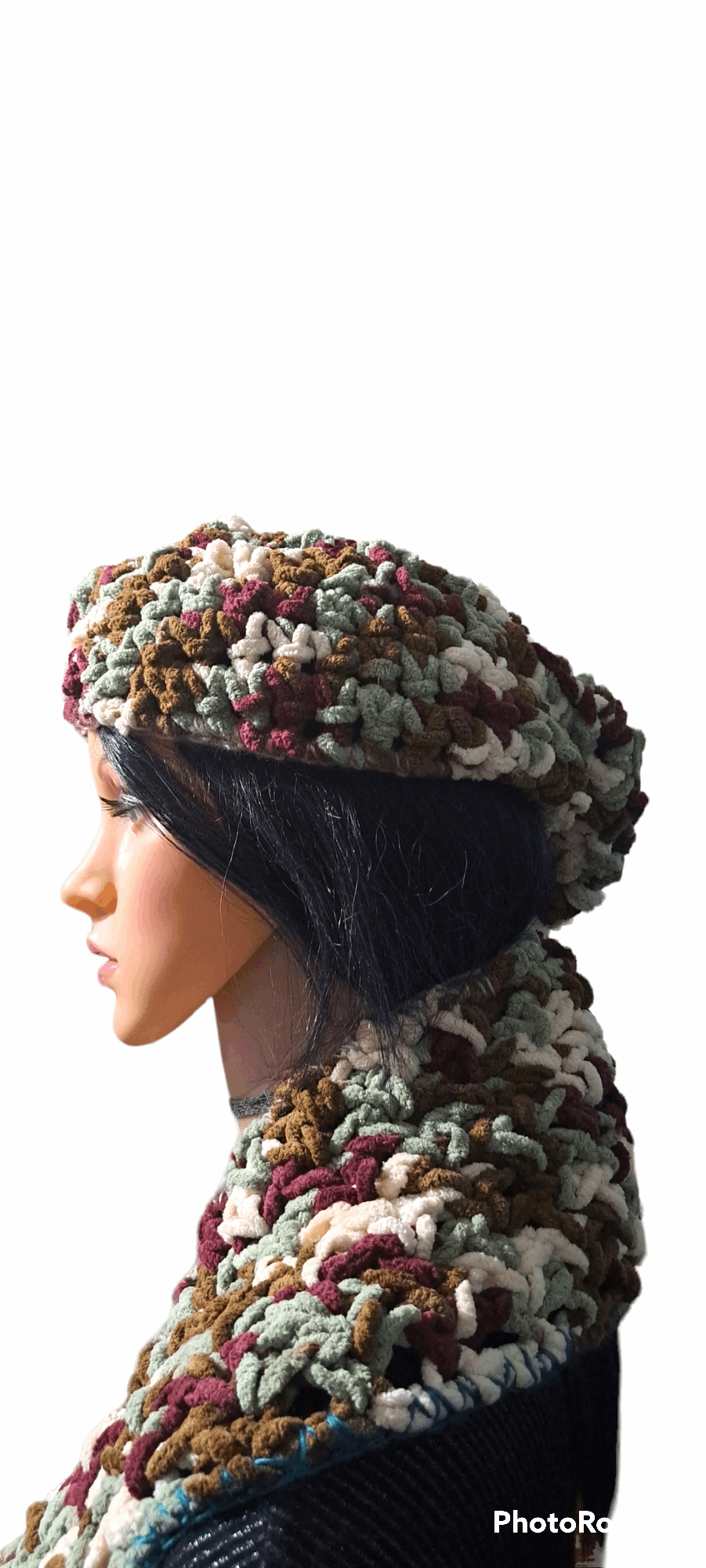 Pretty Camouflage  Hat & Scarf Set