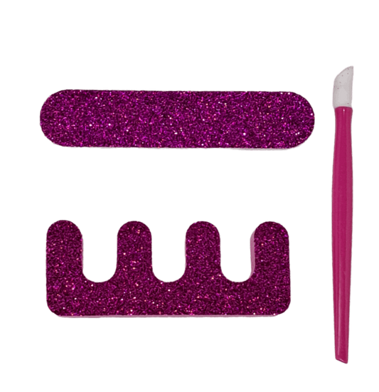 3 Piece Glitzy Glammy Pedicure set