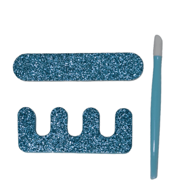 3 Piece Glitzy Glammy Pedicure set