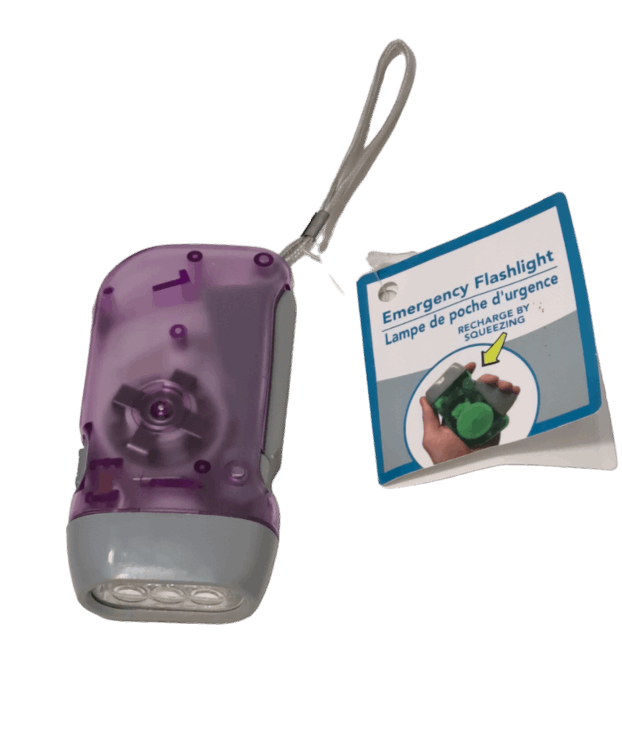 Compact Rechargeable Emergency Flashlight
