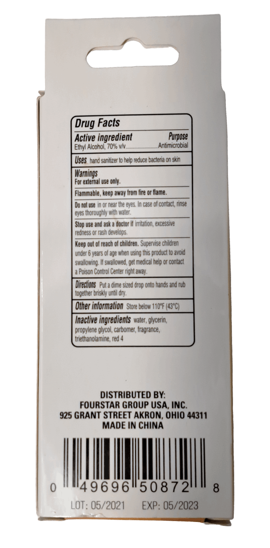 Coconut & Lime Hand Sanitizer