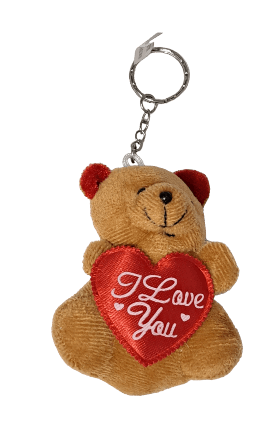 I Love You Heart Mini Teddy Bear Keychain