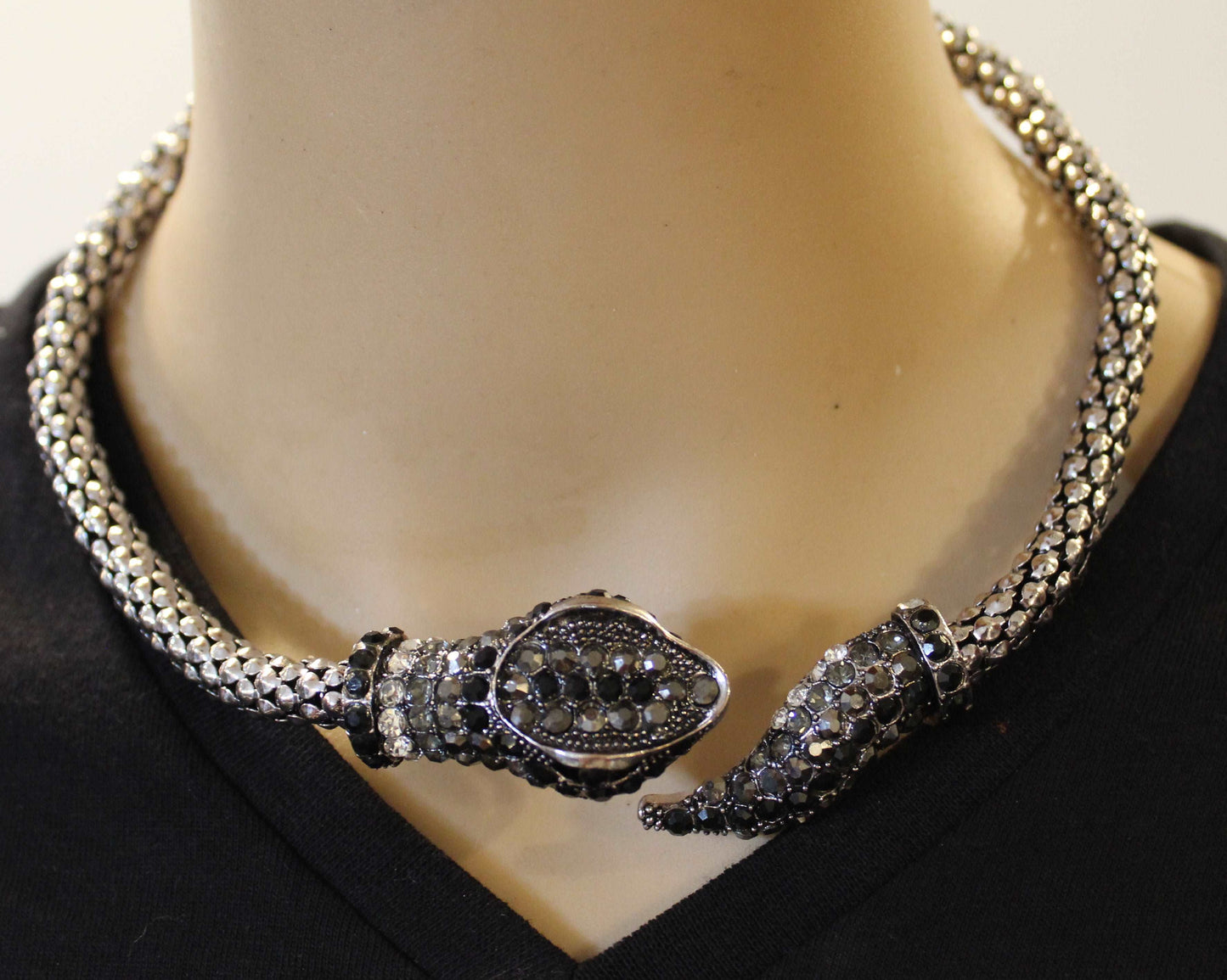 Fireside Hot 2-In-1 Snake Bracelet & Necklace