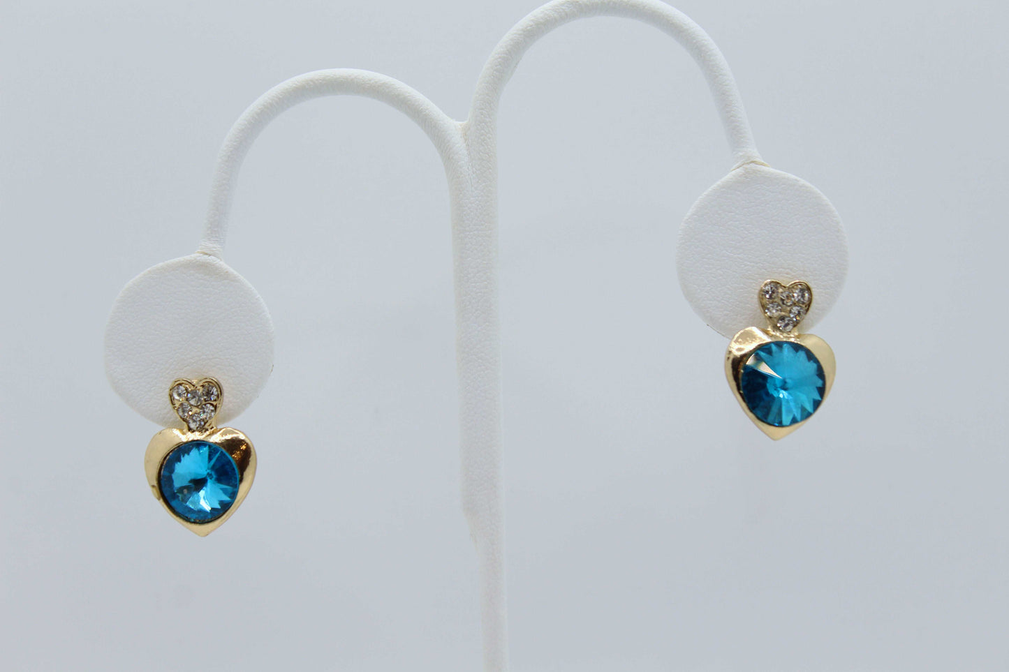 Gold and Gem Stone Earrings